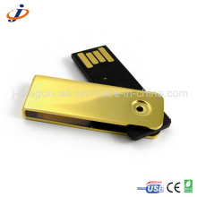 Memória flash USB de metal Multicolor giratório ultrafino